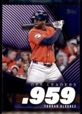 2025 Topps OPS Leaders Yordan Alvarez #OPS-5 card
