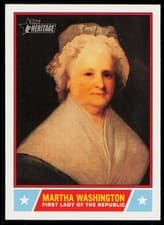 2025 Topps Heritage Notable Americans Martha Washington #NS-39 card