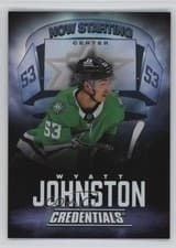 2025-26 Upper Deck Credentials Now Starring Wyatt Johnston #NS-15 card