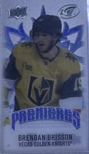 Brendan Brisson 2024-25 Upper Deck Ice Ice Premieres Minis card