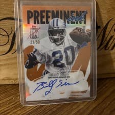 2025 Topps Signature Class Preeminent Ink Billy Sims #PI-BS card