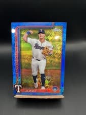 2025 Topps Chrome Logofractor Edition Base Set Josh Jung #220 card