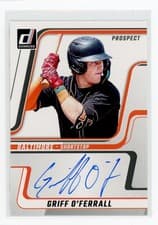 2025 Donruss Next Day Autographs Griff O'Ferrall #ND-GO card