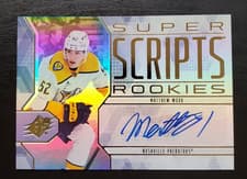 2025-26 SPx Rookie SuperScripts Matthew Wood #SSR-MW card