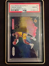 2024-25 Panini Prizm Monopoly Black Money Blast LeBron James #BMB-3 card