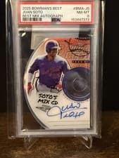 2025 Bowman's Best Best Mix Autographs Juan Soto #BMA-JS card
