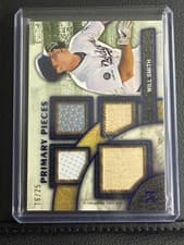 2025 Topps Museum Collection Single Player Primary Pieces Quad Relics Will Smith #SPPQ-WS