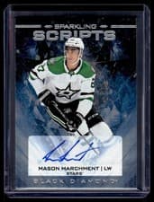 2024-25 Upper Deck Black Diamond Sparkling Scripts Mason Marchment #SS-MM card