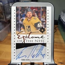 2024-25 Upper Deck Ultimate Collection Epitome of the NHL Tomas Hertl #NHL-HE card
