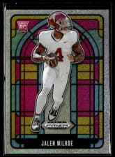 2025 Panini Prizm Draft Picks Stained Glass Jalen Milroe #13 card