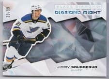 2025-26 Upper Deck Black Diamond Diamond Might Jimmy Snuggerud #DM-JS card