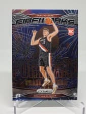 2024-25 Panini Prizm Fireworks Donovan Clingan #9 card