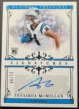 2025 Panini National Treasures Signatures Tetairoa McMillan #29
