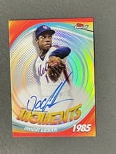 2025 Finest Moments Autographs Dwight Gooden #FMA-DG card