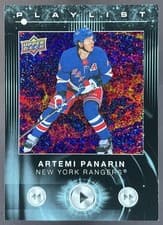 2024-25 Upper Deck Playlist Artemi Panarin #PL-17 card