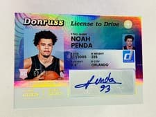 2025-26 Donruss License to Drive Noah Penda #21 card