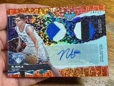 2024-25 Bowman's Best University Prospect Dual Relic Autographs Robbie Avila #PDRA-RA card