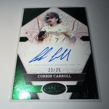 2025 Topps Tier One City Connect Signatures Corbin Carroll #CCS-CCA card