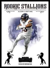 2024 Panini Contenders Rookie Stallions Audric Estime #22 card