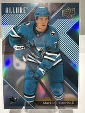 Macklin Celebrini 2024 Upper Deck Allure card