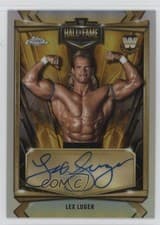 2026 Topps Chrome WWE Hall of Fame Autographs Lex Luger #HOF-LL card