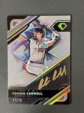 2025 Topps Diamond Icons Black PolychromatINK Autographs Corbin Carroll #BPA-CC card
