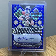 2024 Panini Mosaic Showtime Signatures Spencer Rattler #SS-SRR card