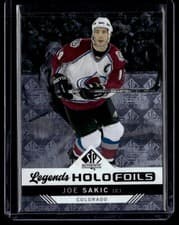 2024-25 SP Authentic Holofoil Legends Joe Sakic #HFL-21 card