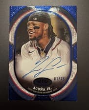 2025 Topps Tier One Shots Ronald Acuña Jr. #TOS-RA card
