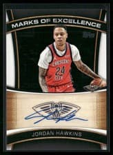 2025-26 Topps Marks of Excellence Jordan Hawkins #ME-JHA card