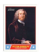2025 Topps Heritage Notable Americans Peyton Randolph #NS-15 card