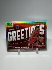 2024-25 Hoops Rookie Greetings Ja'Kobe Walter #8 card