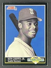 Ken Griffey Jr. 1991 Score card