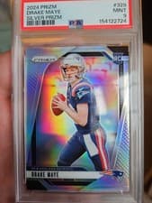 Drake Maye 2024 Panini Prizm card