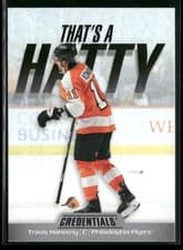 Travis Konecny 2024-25 Upper Deck Credentials That's a Hatty card
