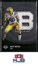 2025 Bowman University Chrome Lettered Up! Whit Weeks #LU-20 card