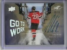2024-25 Upper Deck Ice Go To Work Auto Timo Meier #GTW-12 card