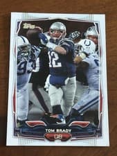2014 Topps Tom Brady #52 card