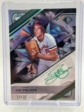 2025 Topps Diamond Icons White PolychromatINK Autographs Jim Palmer #WPA-JPA card