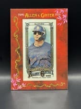 2025 Topps Allen & Ginter Mini Cloth Pete Alonso #121 card