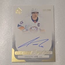2024-25 SP Authentic Curated Signatures Anders Lee #SPC-AN card