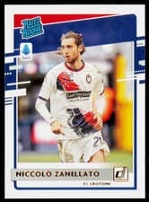 Niccolo Zanellato 2020 Panini Chronicles Donruss Rated Rookies Serie A card