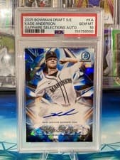 2025 Bowman Draft Sapphire Sapphire Selections Autographs Kade Anderson #SSA-KA card