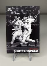 2025 Topps Black & White Shutter Speed Albert Pujols #SS14 card