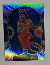 Tyrese Maxey 2020 Panini Select card