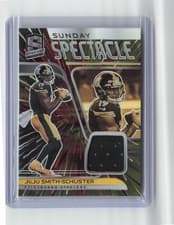 JuJu Smith-Schuster 2021 Panini Spectra Sunday Spectacle card