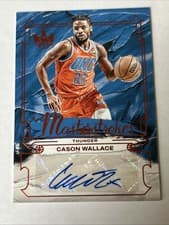 2024-25 Panini Court Kings Masterstrokes Autographs Cason Wallace #MS-WAL card