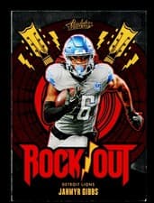 Jahmyr Gibbs 2024 Panini Absolute Rock Out card