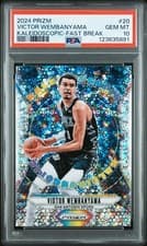 Victor Wembanyama 2024-25 Panini Prizm Kaleidoscopic card