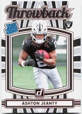 2025 Donruss Rated Rookie Throwback Ashton Jeanty #6 card